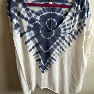 Free people tie dye tshirt